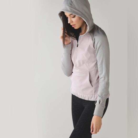 Lululemon Let's Get Visible Hoodie Neutral Blush / Heathered Size 6 Pre-owned - Picture 2 of 15